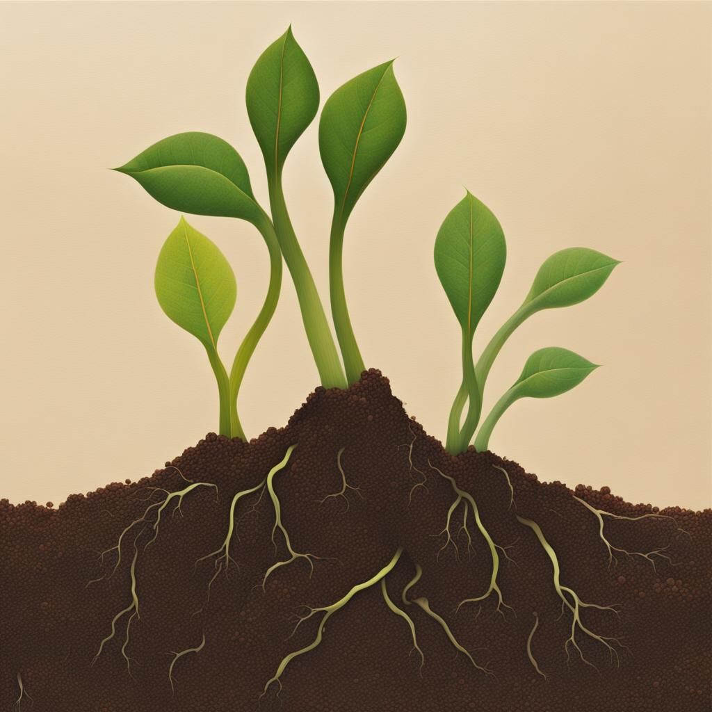 Emergent Plant Shoots: A Digital Matte Painting