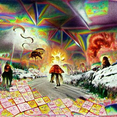 Psychedelic Apocalypse: A Vibrant End of Days