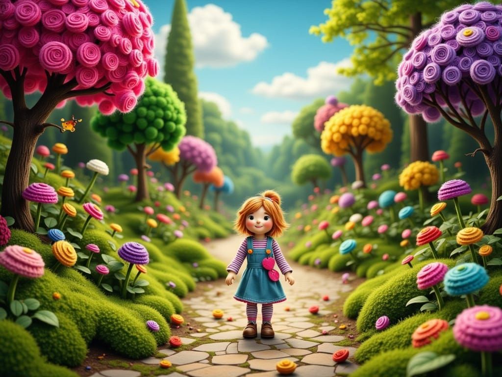 Raggedy Ann Yume Kawaii Garden Path