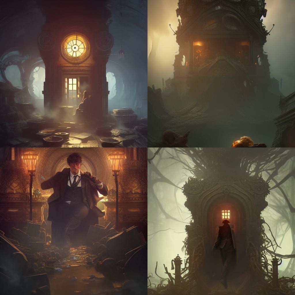 Dark Fantasy Doctor Concept Art in 8K