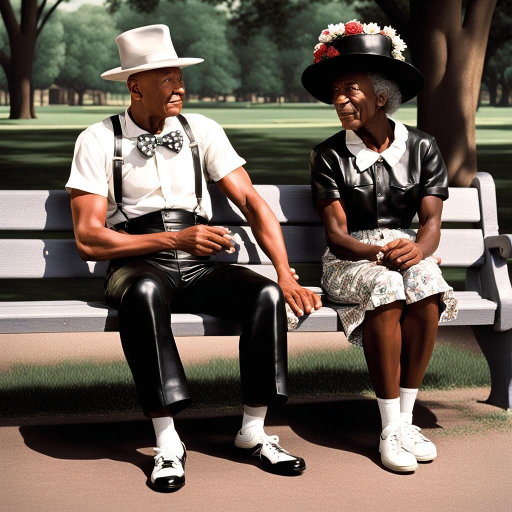 Pinhead as Forrest Gump in 1950s Style