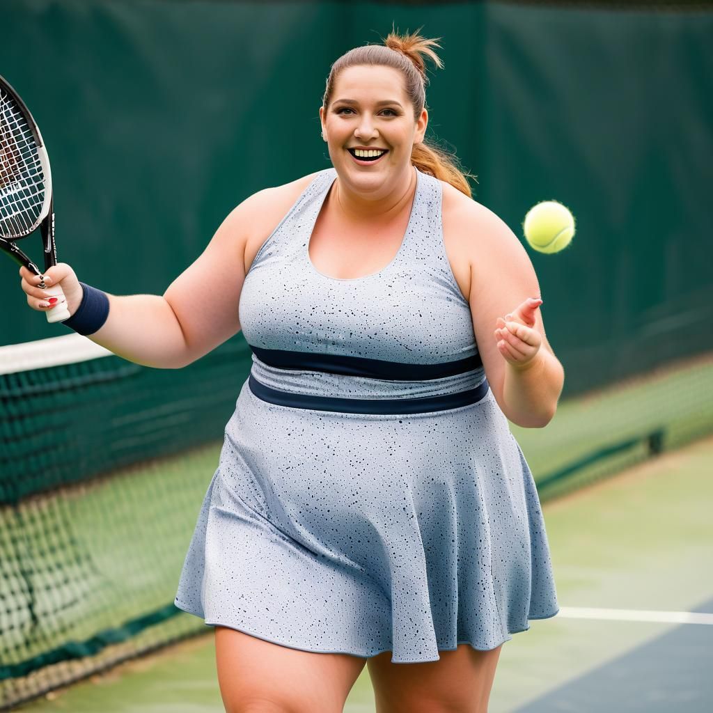 Ogre Women Play Tennis