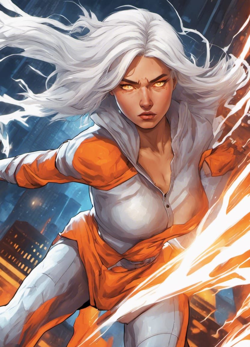 Ghost Teenage Superhero Comic Book Cover