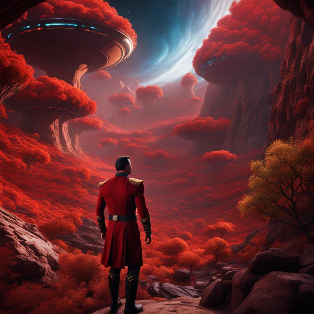 Detailed Star Trek Yeoman Concept Art