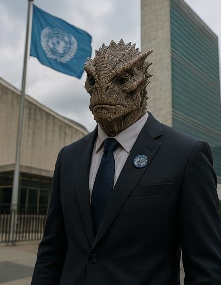 Zorvath Diplomat at United Nations: Digital Art