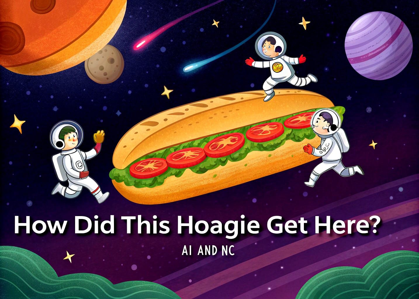 Micro Astronauts Explore Colossal Hoagie Galaxy