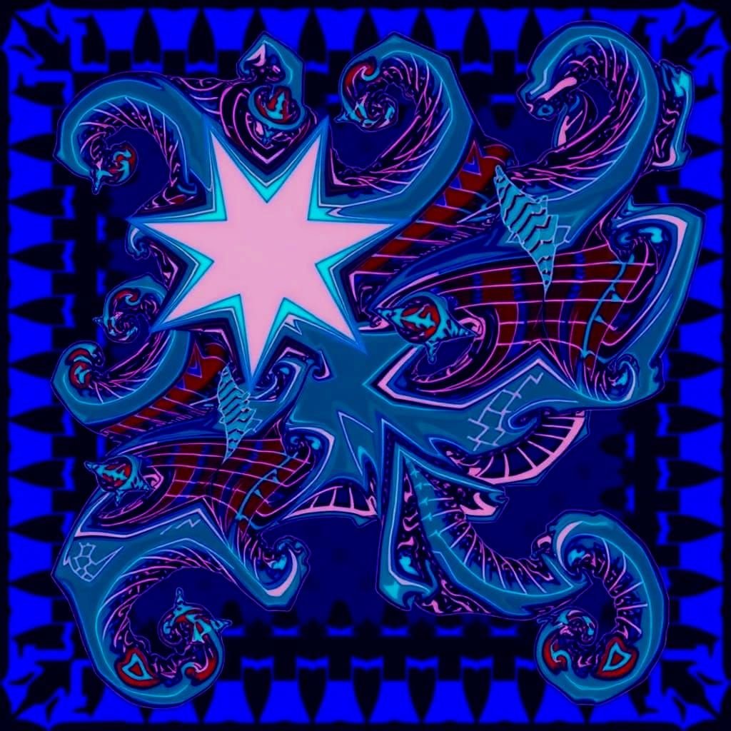 Abstract Swirling Textures in Vivid Red Hues