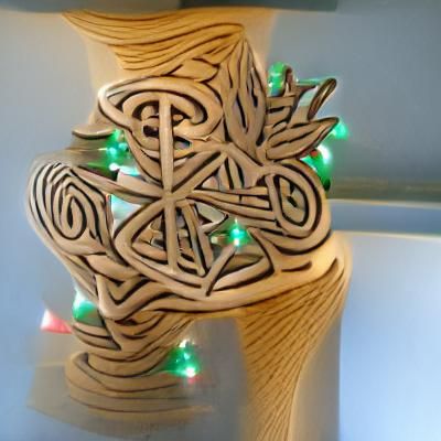 Celtic Knotwork Christmas Tree Design