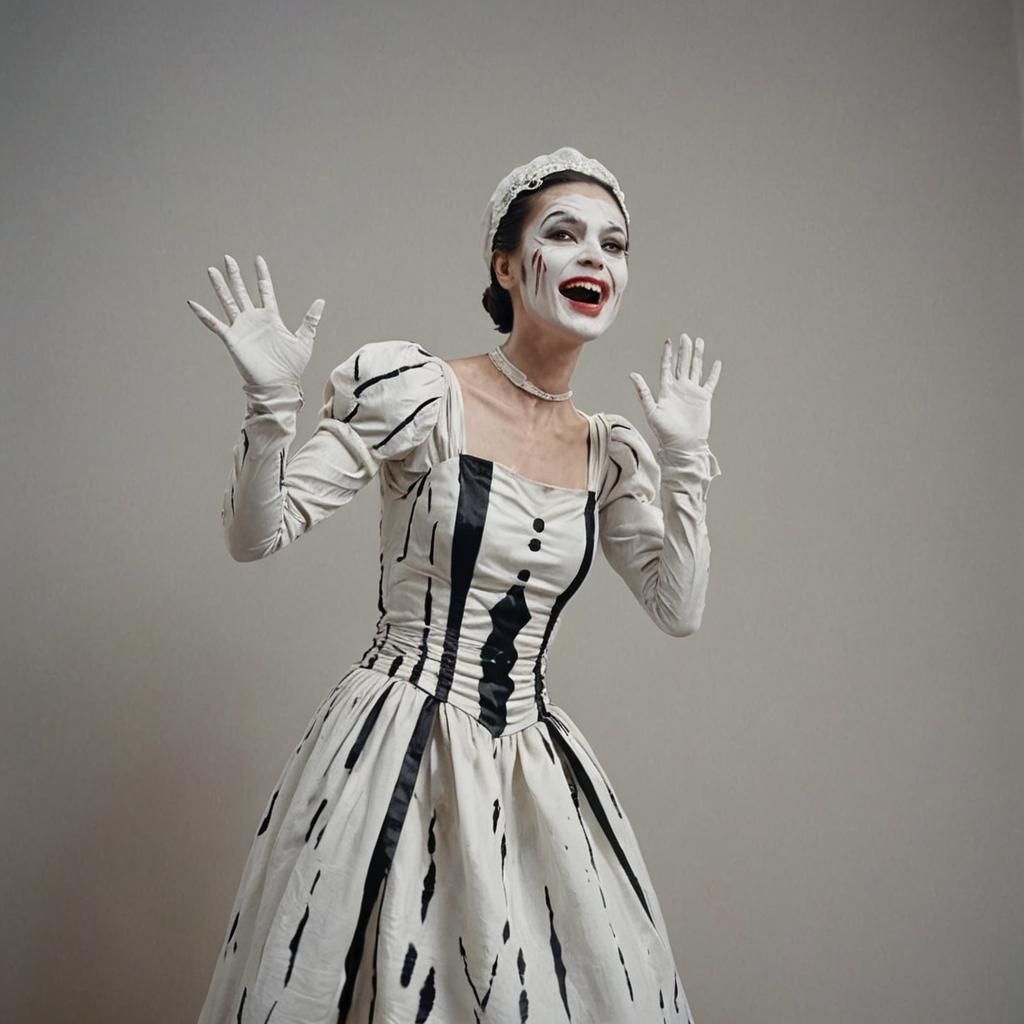 Dramatic Red Curtains in Cinematic Style