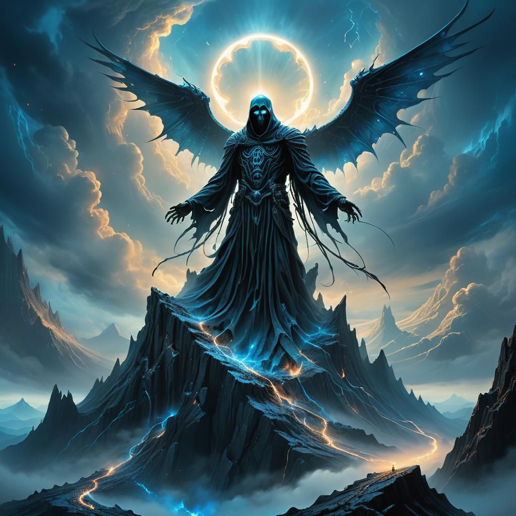Ethereal Soul Reaper on Mystical Mountain