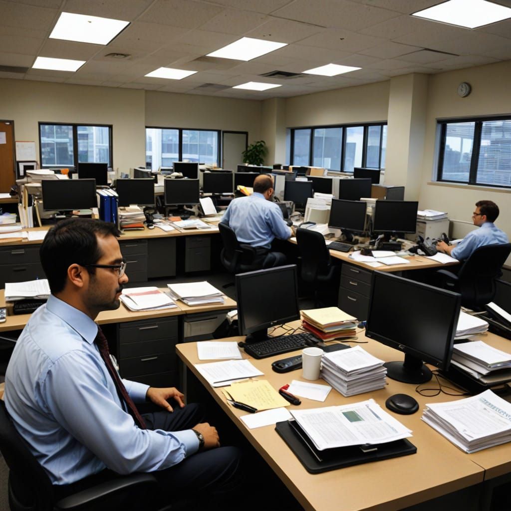 Humourous office mishaps