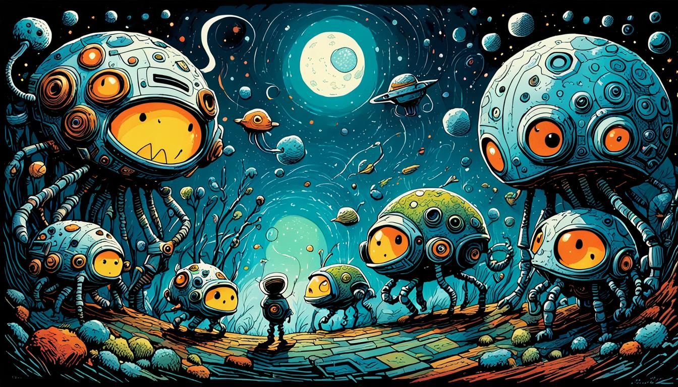 Milton and The Cyberscreen Squids