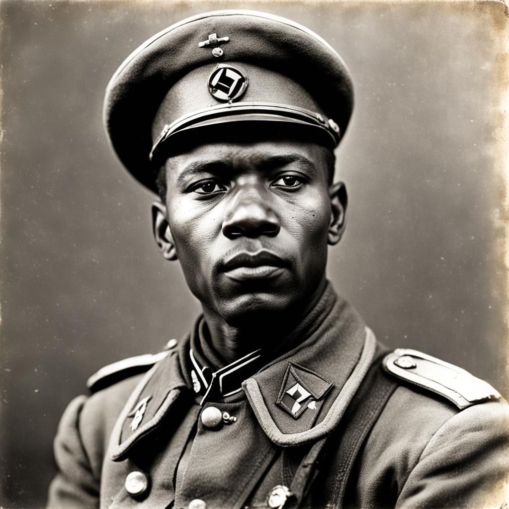 A Black German Soldier of the Third Reich