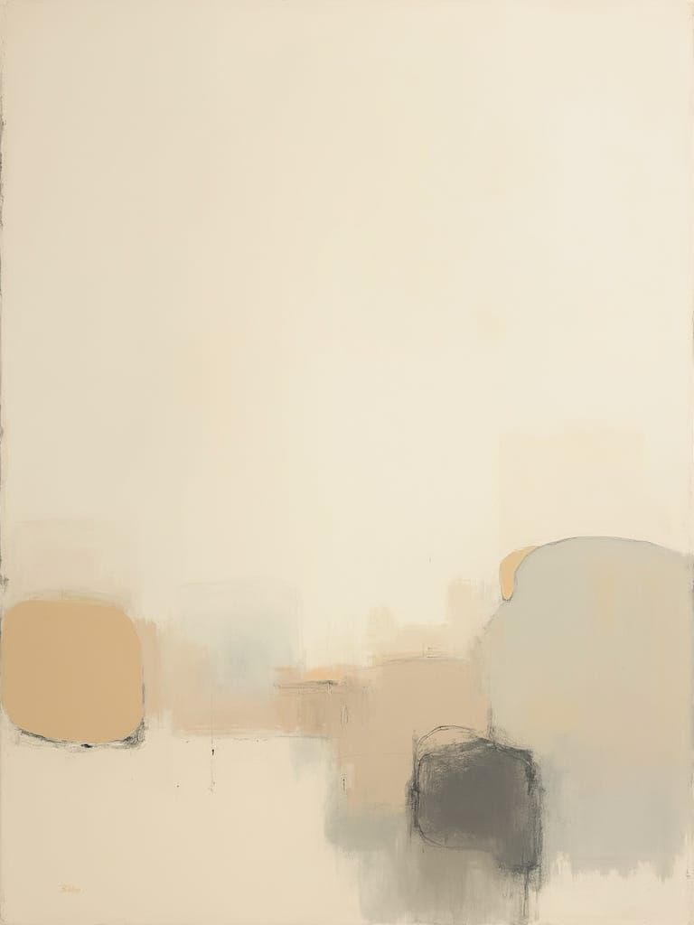 Calming Organic Forms in Soft Neutrals