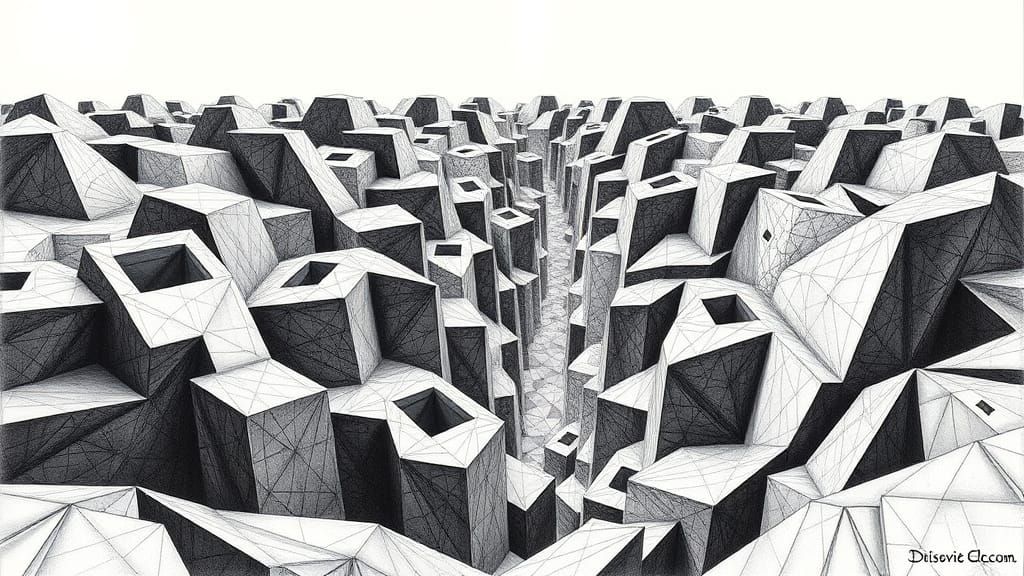 Impossible Geometries Unfold in Escher-Inspired Masterpiece