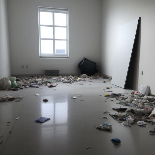 Minimalist Garbage Room
