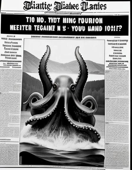 Giant Octopus Spotted in Lake Photo