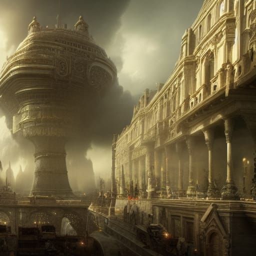 Epic Cinematic Digital Matte Painting