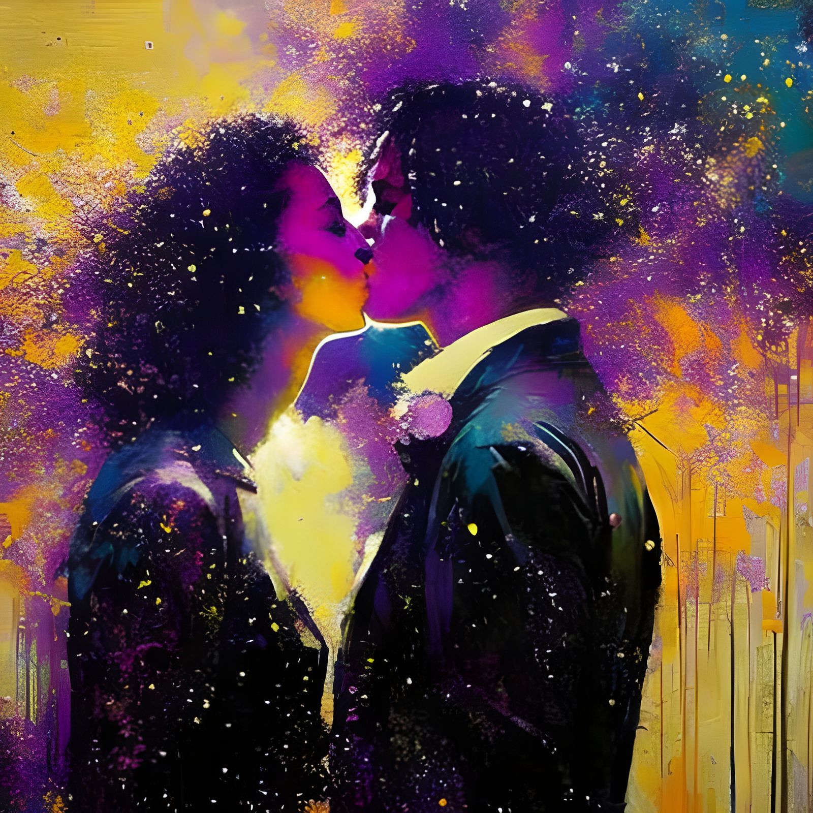 An Explosive First Kiss