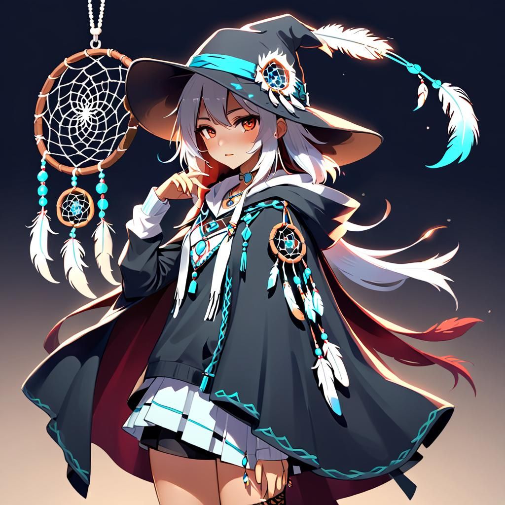 Mismatched Outfit with Dreamcatcher Necklace