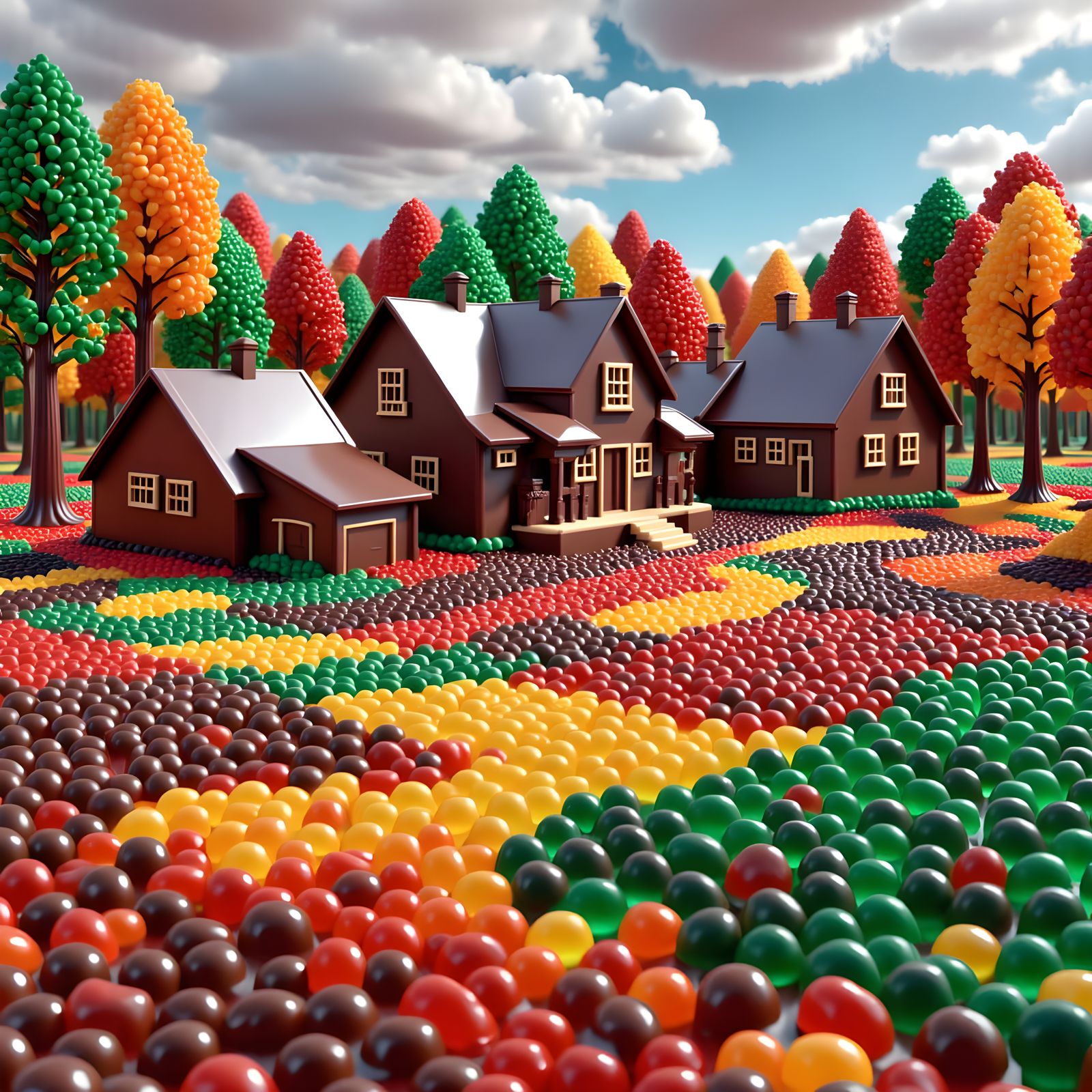 Gumdrop Woodland Village