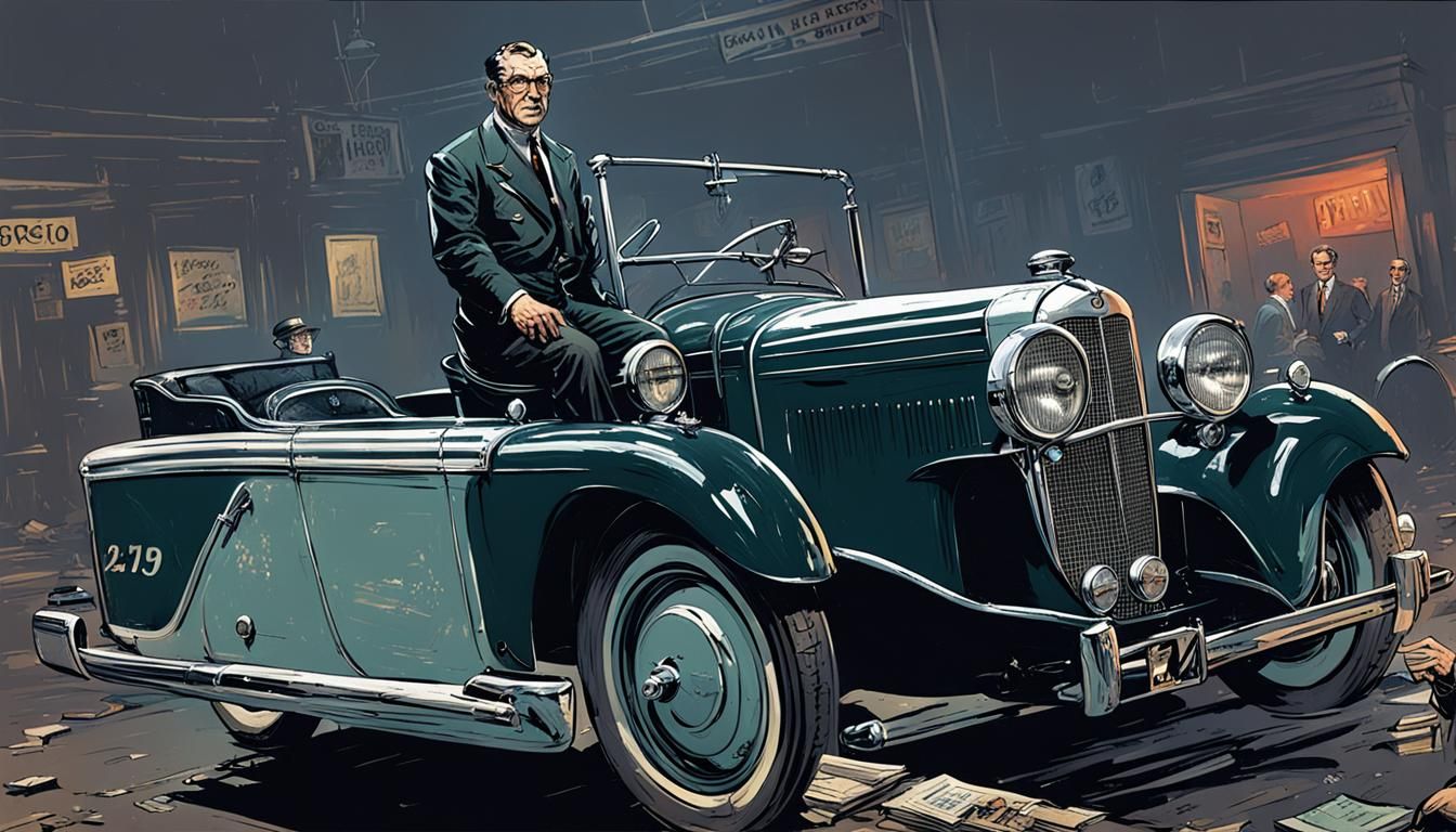 Vintage Comic Book Character Study