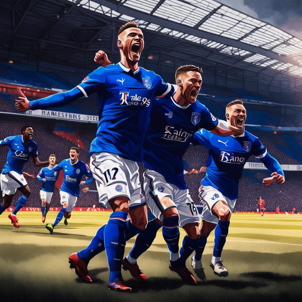 Glasgow Rangers Victory Celebration at Hampden
