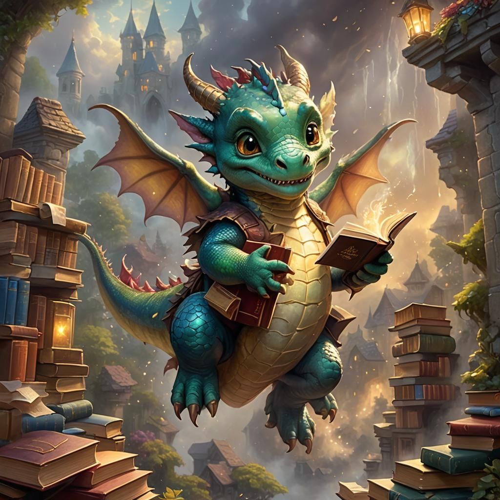 Baby Dragon's School Day Mishap
