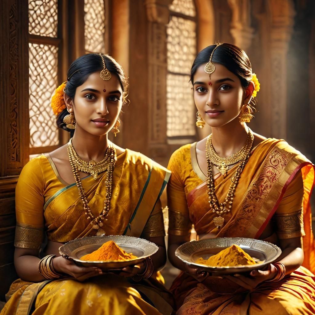 Haldi wedding ceremony.