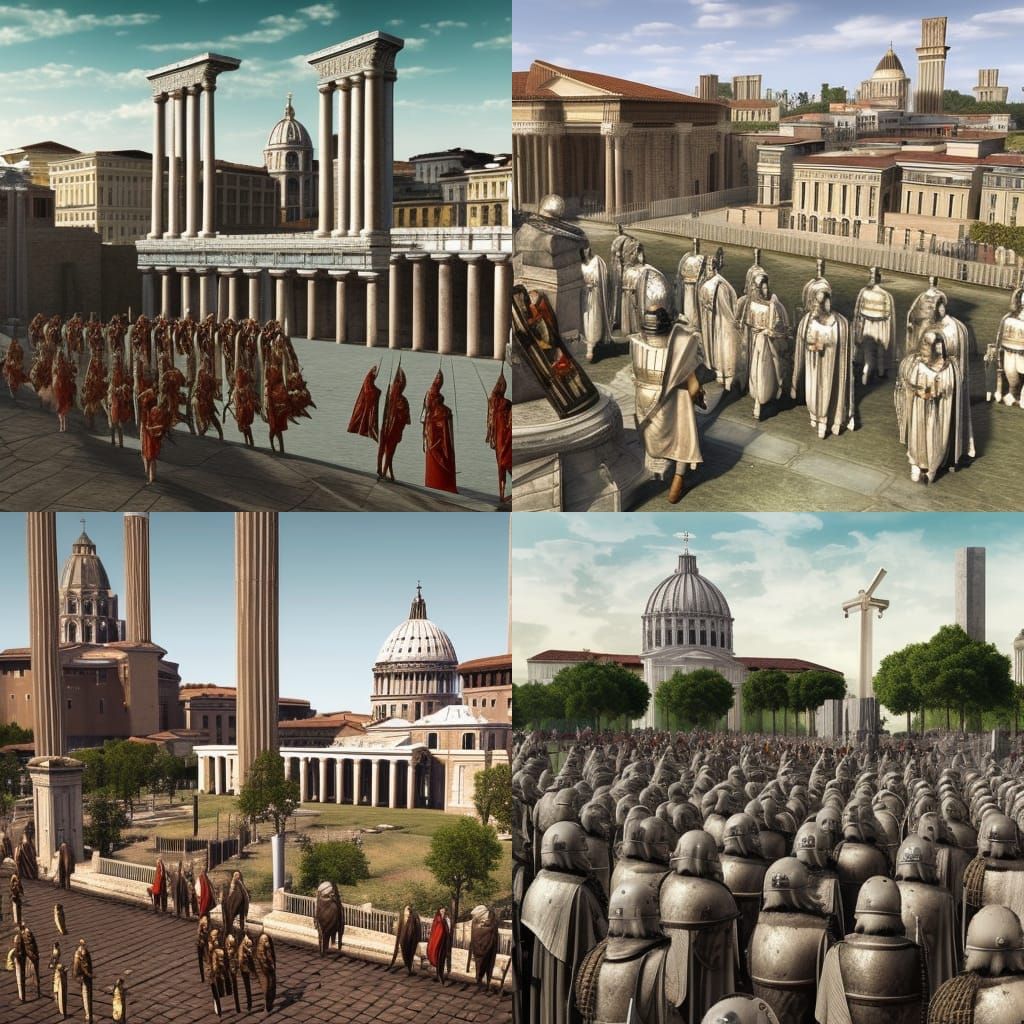 Futuristic Rome: Modern Roman Empire in 2344