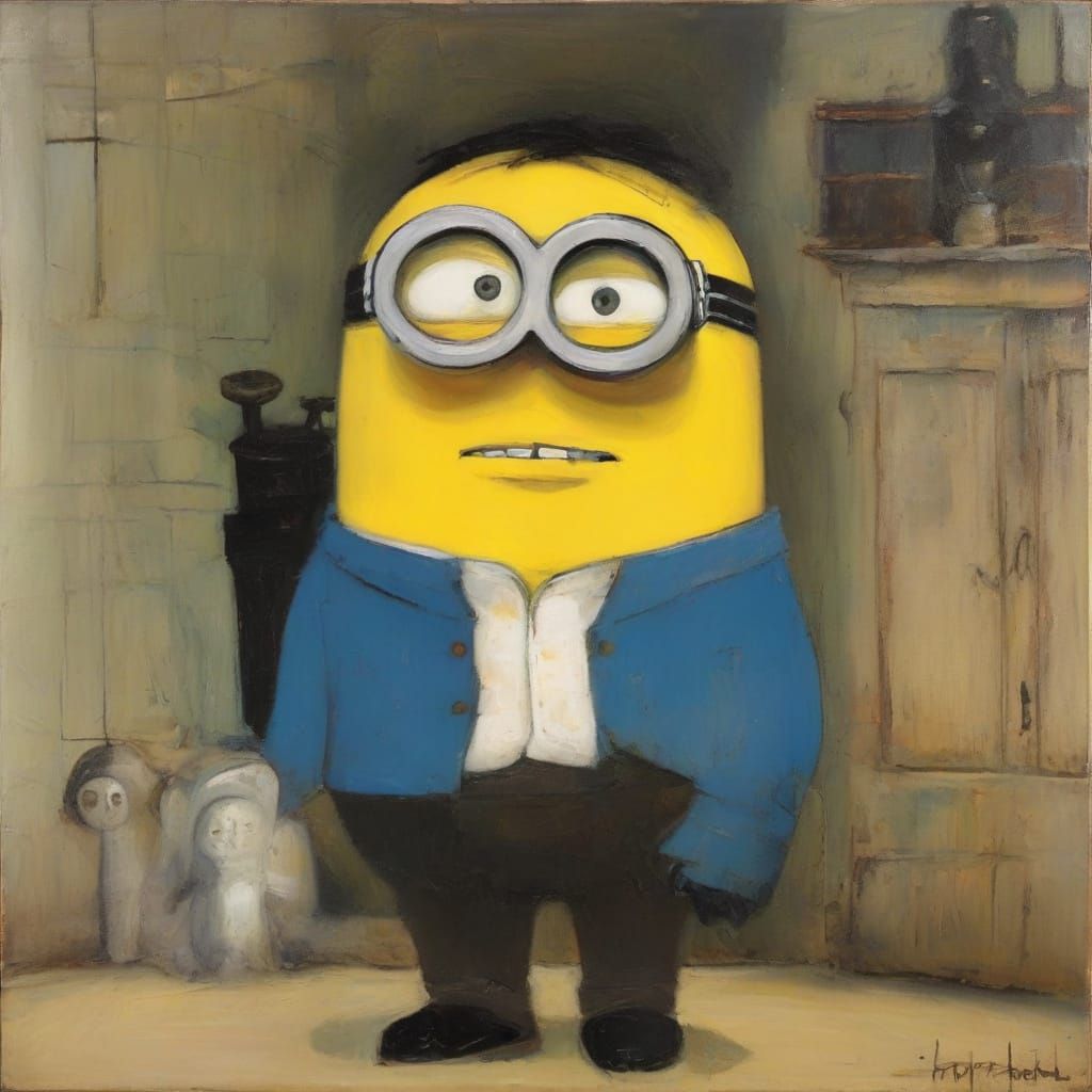Minions Appear Under Guises in Goya & Modigliani Style