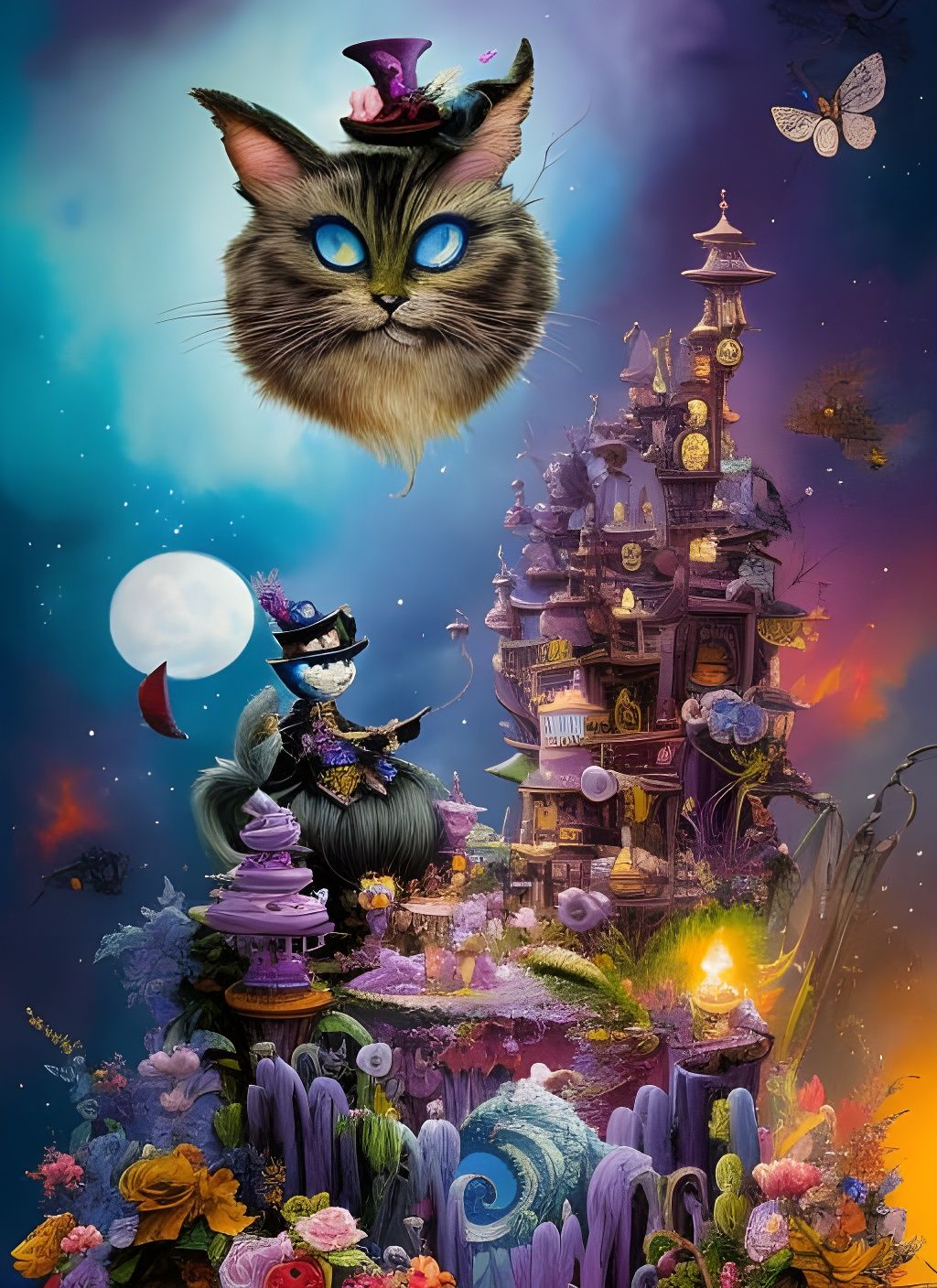 Alice in Wonderland Tea Party Explosion