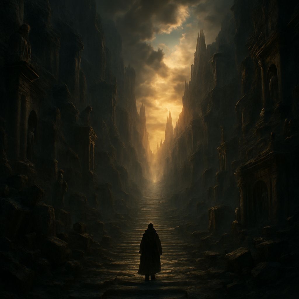 Epic Pathway to the Unknown: Digital Matte Painting