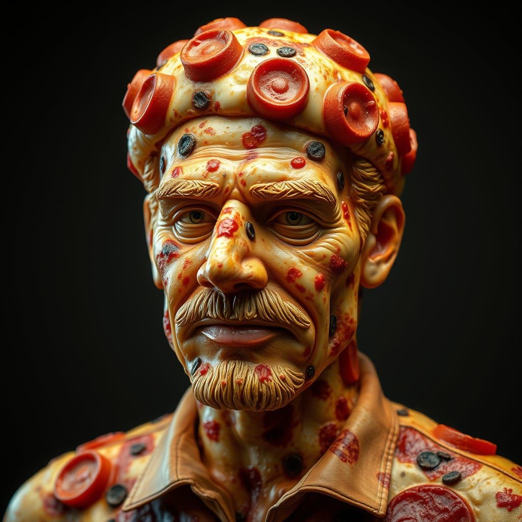 Ultra Realistic Pizza Man