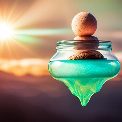 Iridescent Turquoise Slime in Professional Photography