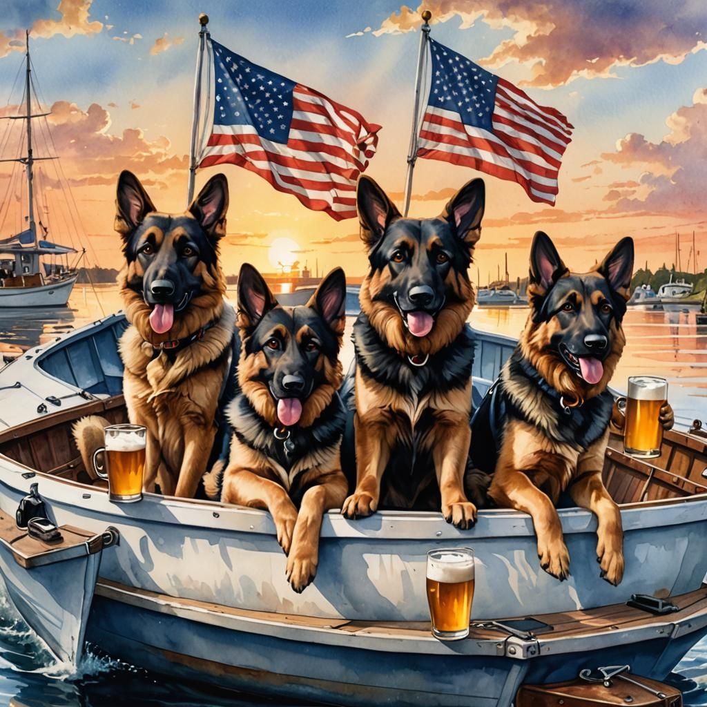 The Fearsome Foursome on the 4th of July...