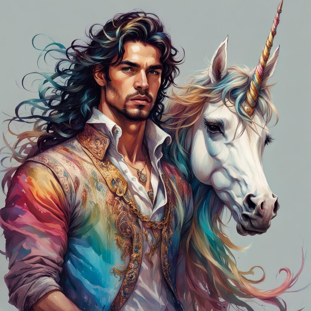 Herald-Mage and Unicorn