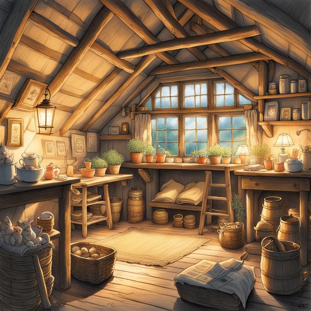 COZY ATTIC SPACES #1