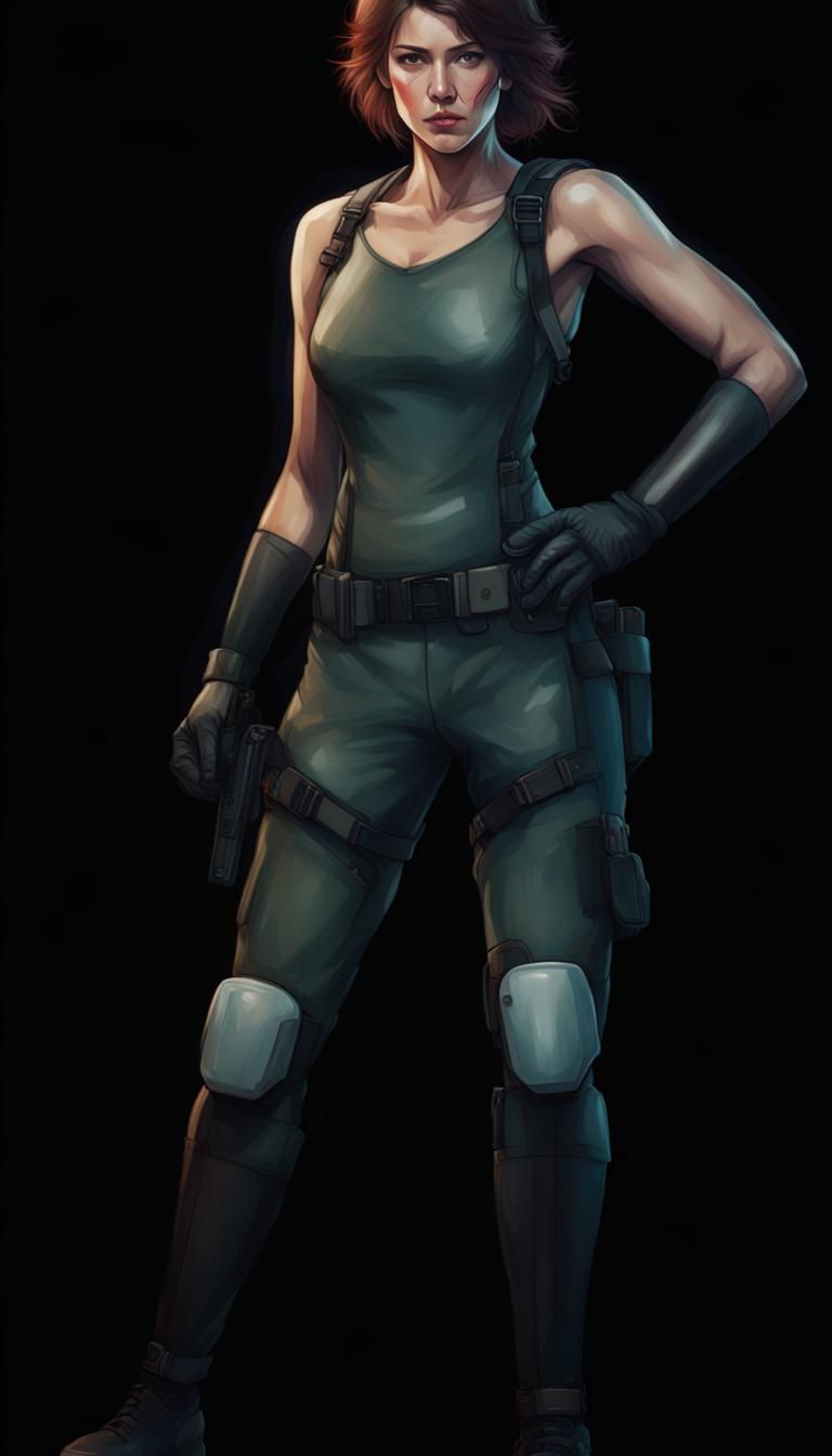 Meryl Silverburgh Portrait in Artgerm Style