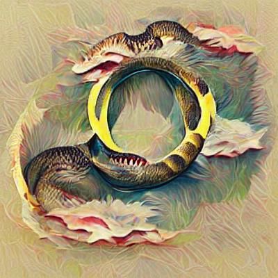 Ouroboros: Serpent Eating Its Tail
