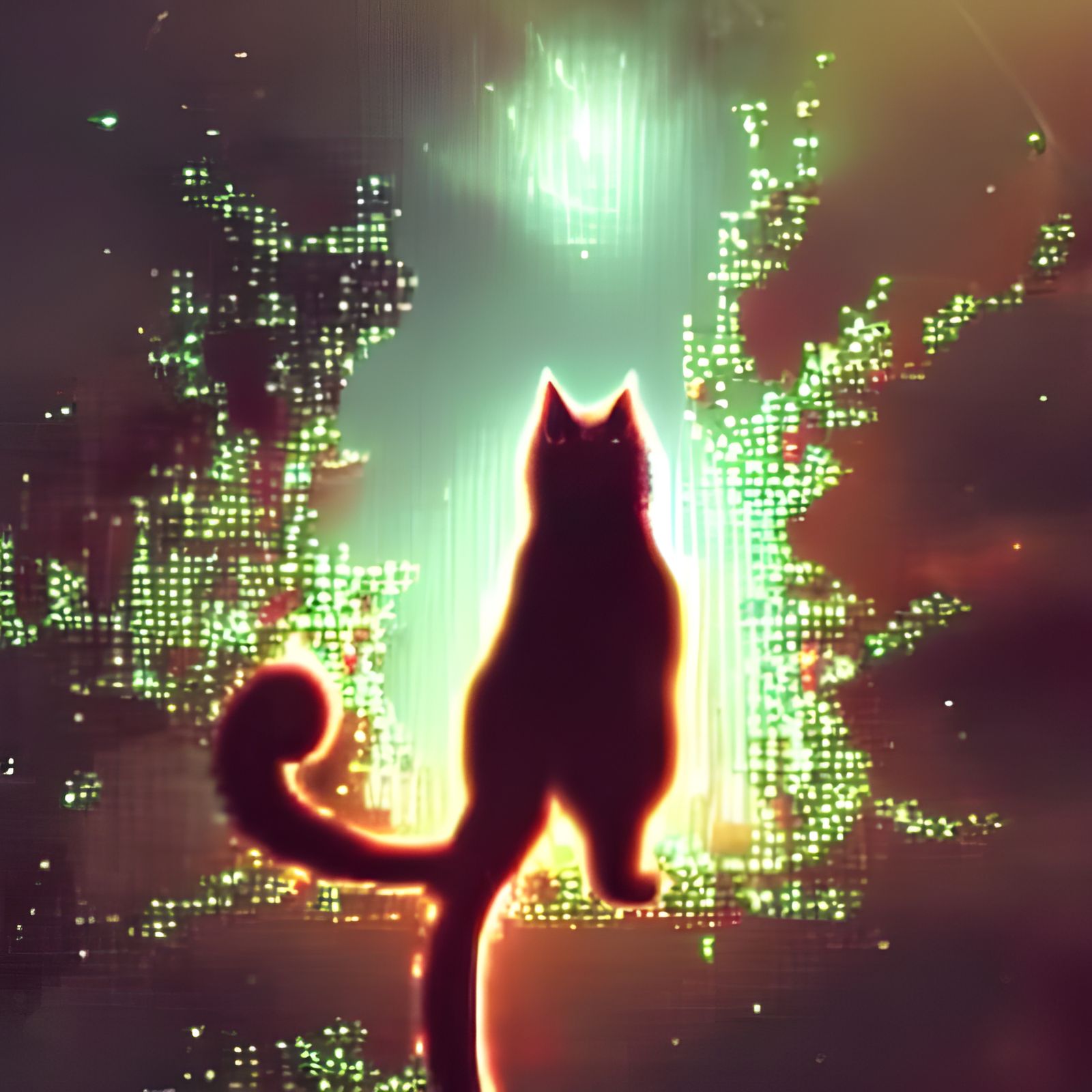 Mystical Divinity of a Fearless Feline