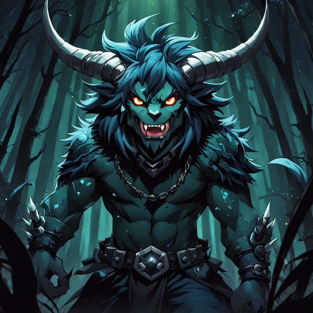 Fantasy Hero Comic Illustration in Vibrant Matte Ink