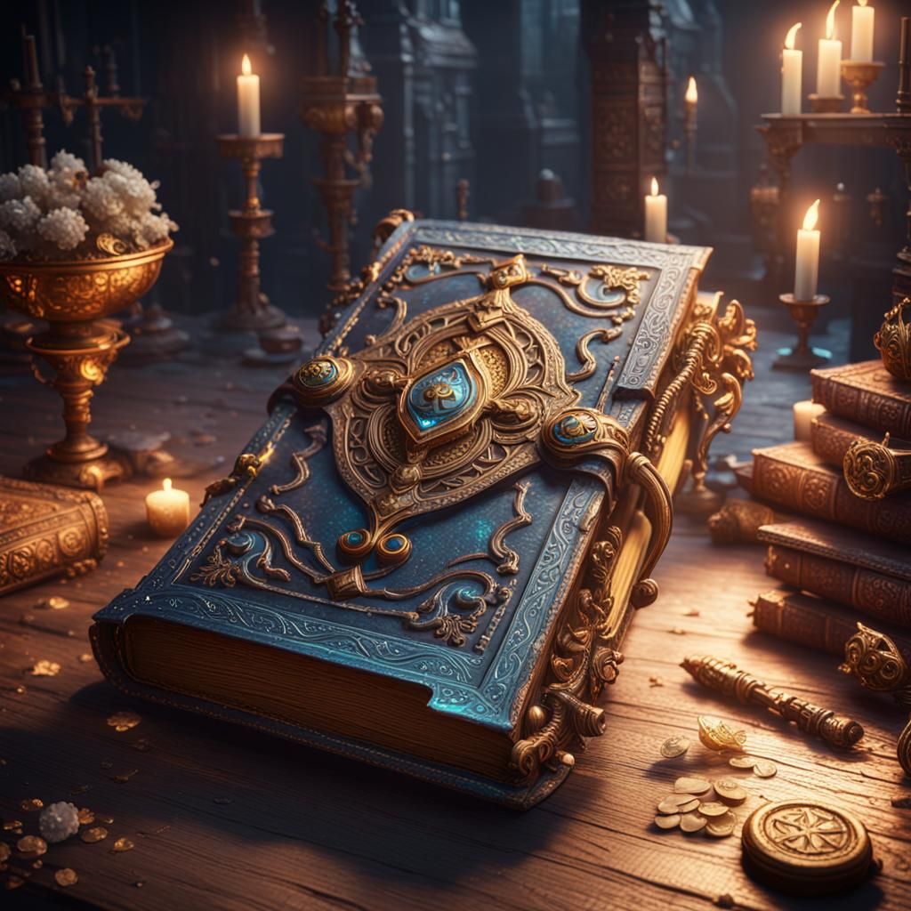 Sorensen Sisters Ornate Magic Book in 3D