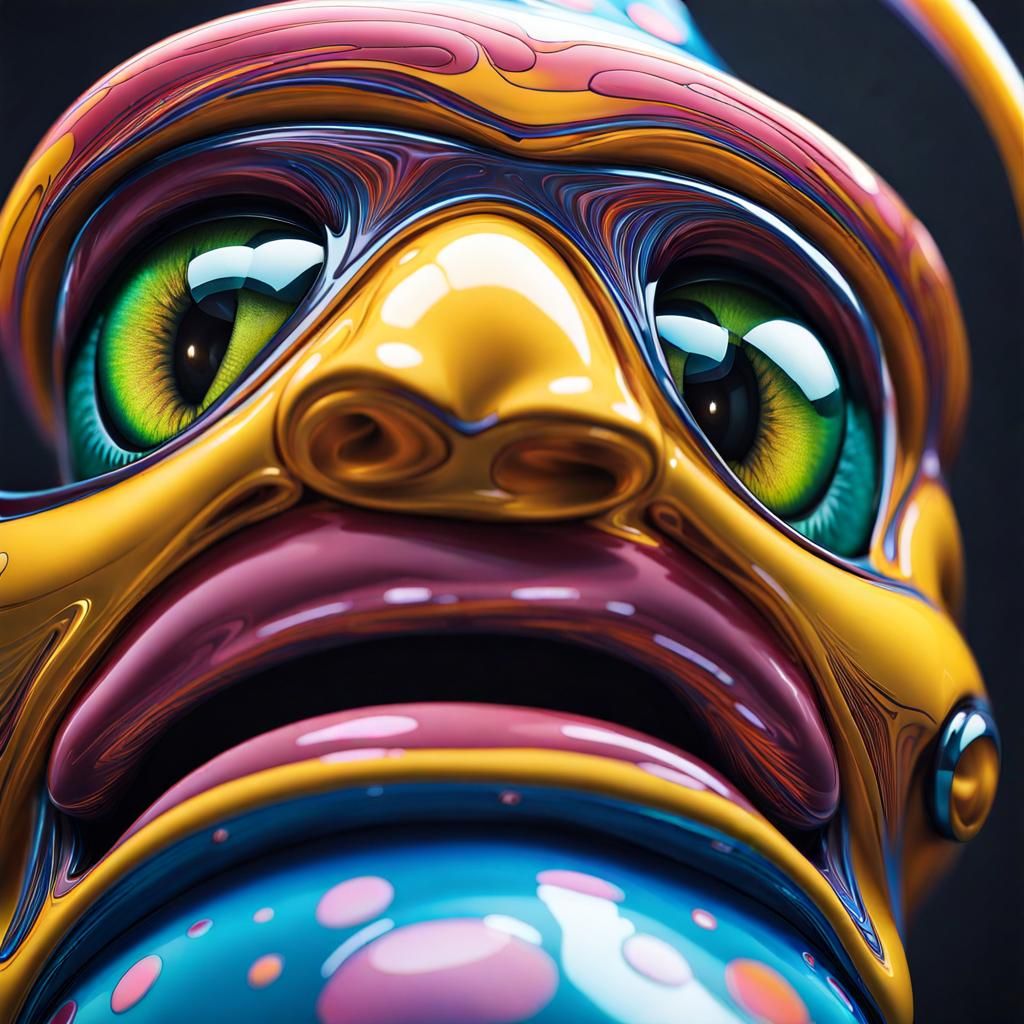 Alien Pets in Dreamy Glazed Bizarre Art