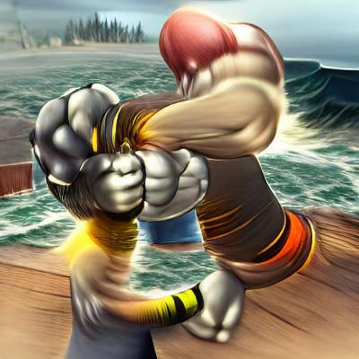 Dynamic Machamp Pokemon Digital Art