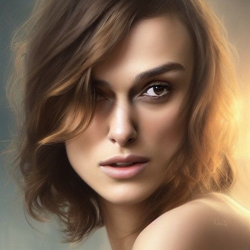 Detailed Portrait of Woman with Chelsea Cut