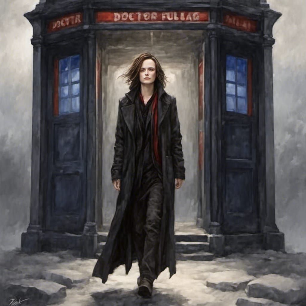 Doctor Who Anime Portrait: TARDIS Arrival