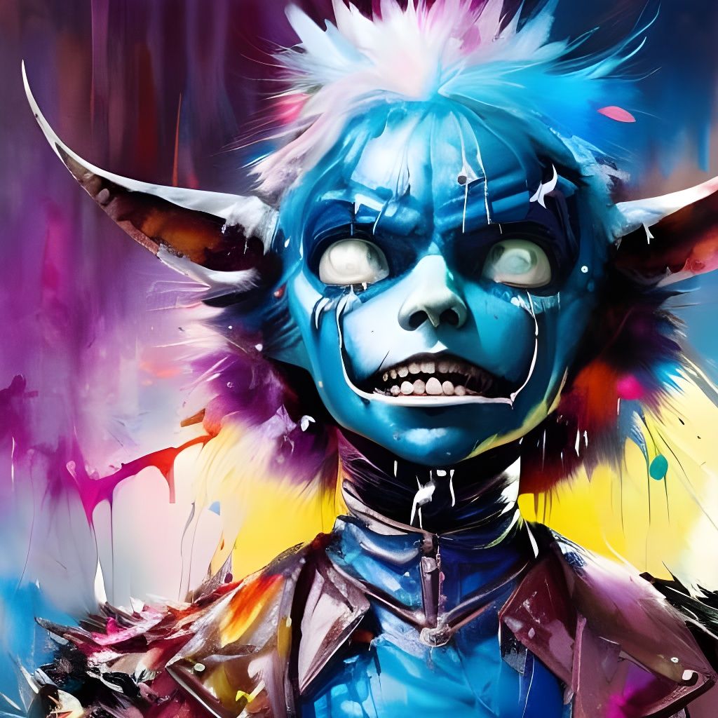 Sinister Mischievous Imp in Speedpaint Style