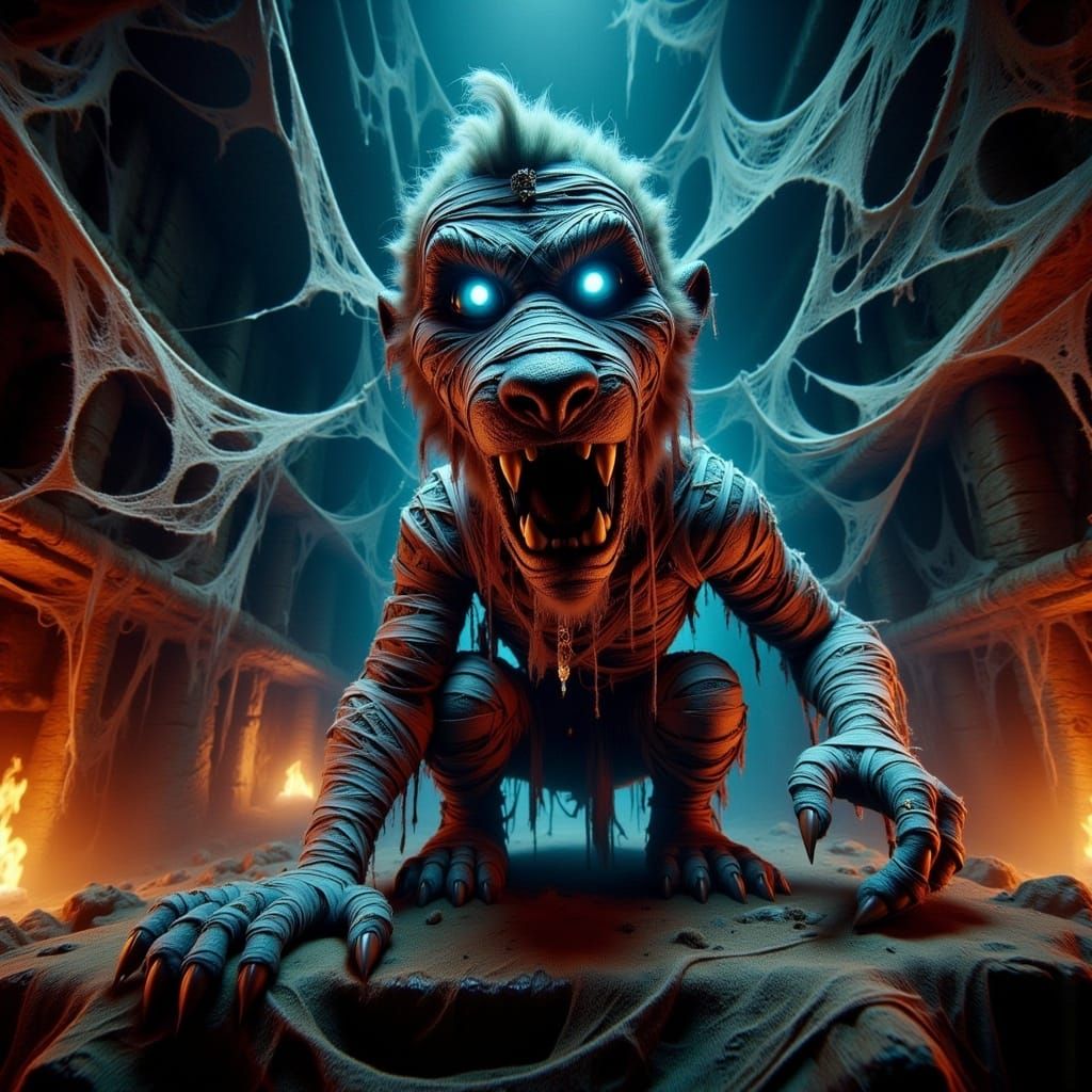 Smurf in Cosmic Terror