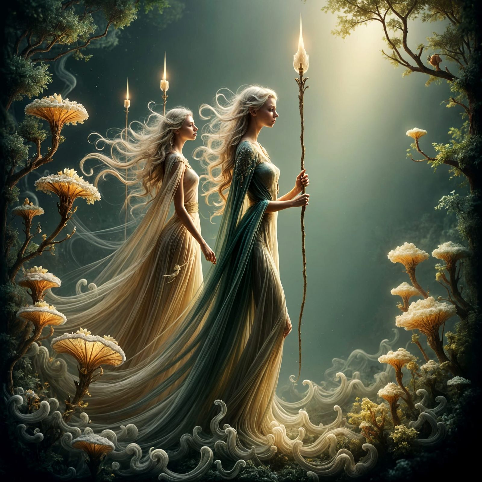 Elves Embark on Quest for a New Home in Whimsical, Ethereal...